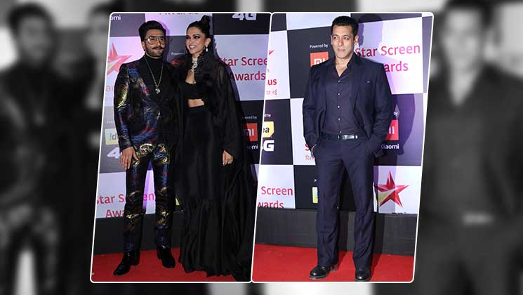 Salman Khan Ranveer Singh Deepika Padukone Star Screen Awards 2018