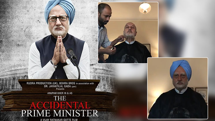 Anupam Kher transformation video Dr Manmohan Singh The Accidental Prime Minister