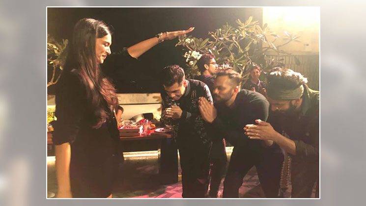 Deepika Padukone blessing viral photo