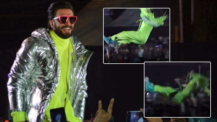 Gully Boy Concert Ranveer Singh Jumps
