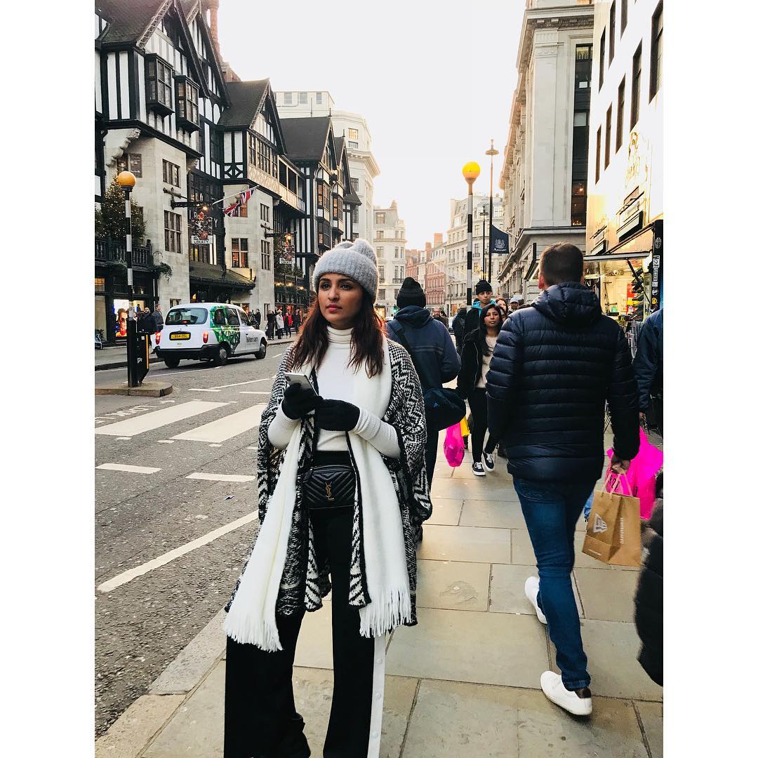 parineeti chopra london vacation pictures