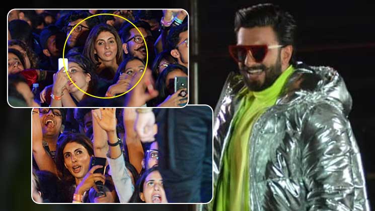 Shweta Bachchan attends Ranveer’s Gully Boy concert