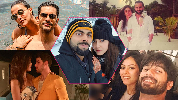 Bollywood couples honeymoon pictures
