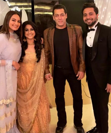Salman Khan Sonakshi Sinha Friend wedding reception