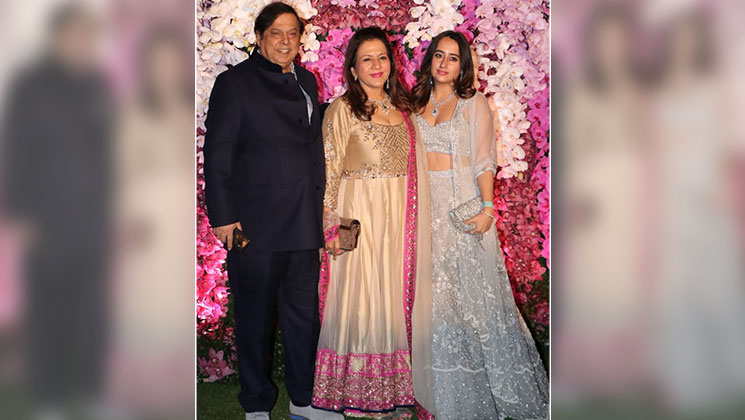 Natasha Dalal Varun's parents Akash Shloka wedding reception