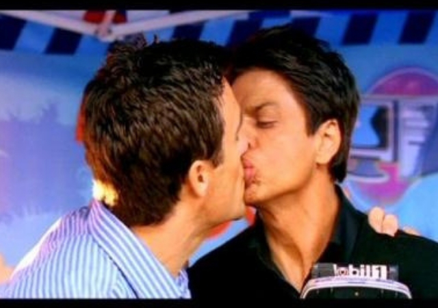 Shah Rukh Khan Kisses Hollywood actor