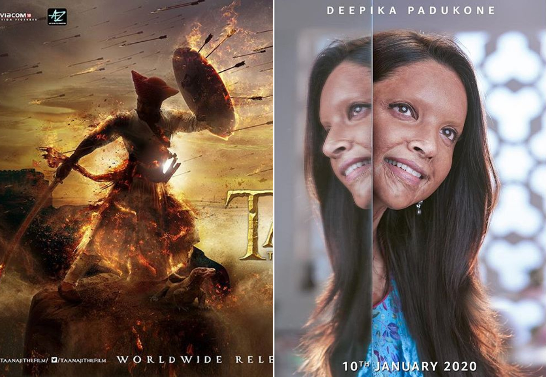 Bollywood films clashing in 2020