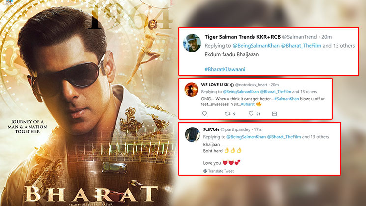 'Bharat' poster: Netizens are over moon after watching Salman Khan's rockstar look