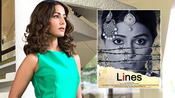 Hina Khan Debut Bollywood Film Lines Poster