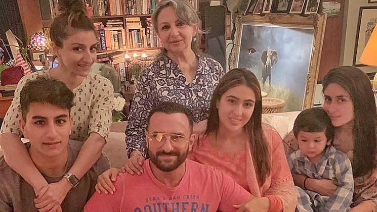 Saif Ali Khan Kareena Kapoor family pic