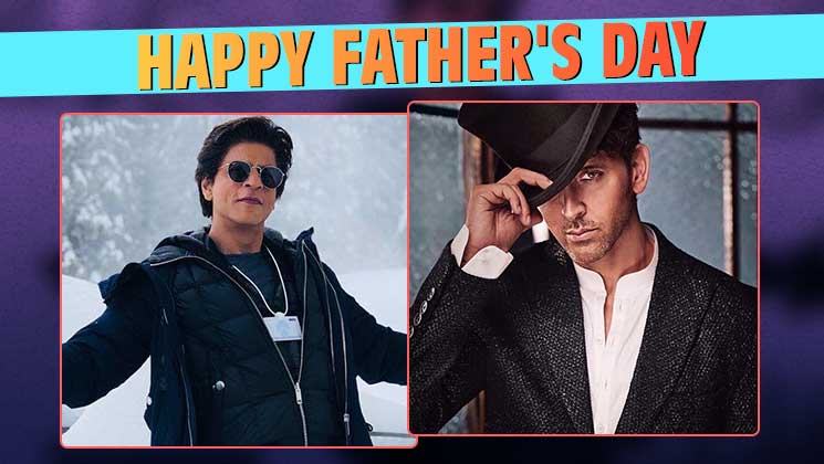 Shah Rukh Khan Hrithik Roshan Happy Fathers Day