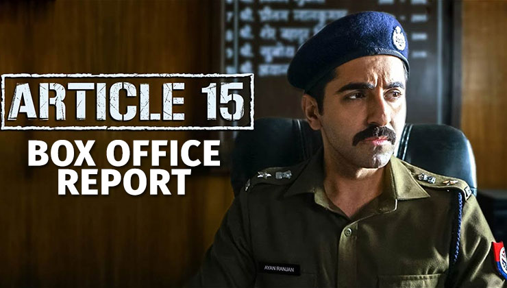 Article 15 Box Office Report