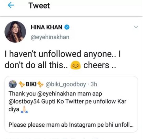 Hina Khan Vikas Gupta