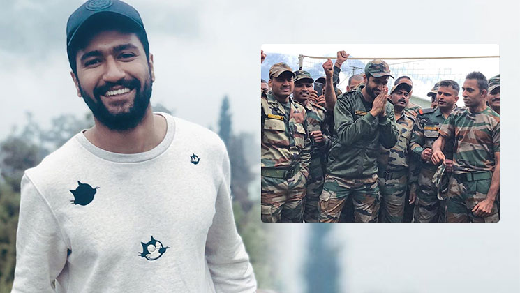 Vicky Kaushal with Indian Army