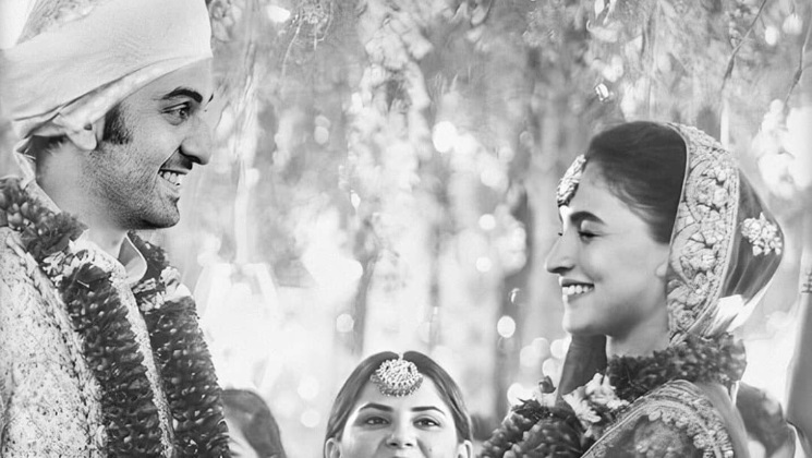 Ranbir Kapoor and Alia Bhatt wedding photo