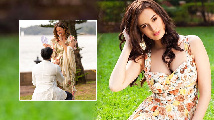 Evelyn Sharma engagement unseen pics