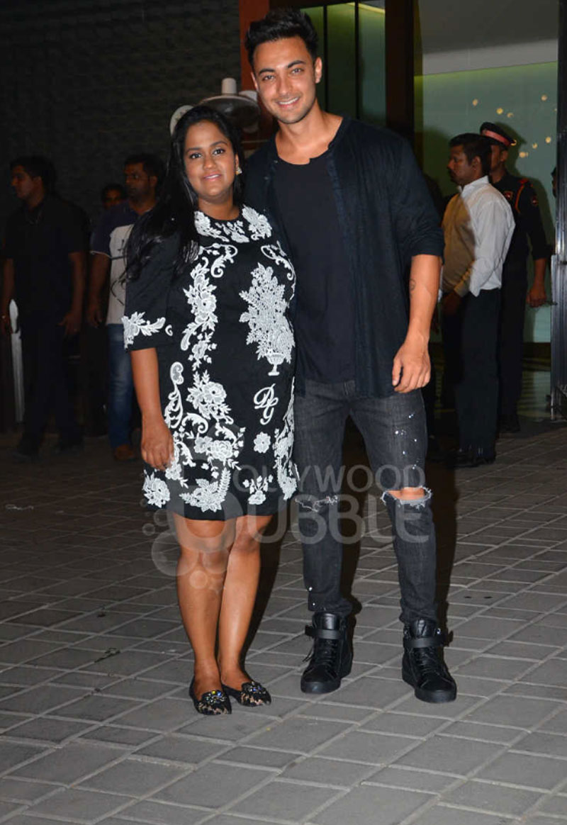 Arpita and Aayush Sharma