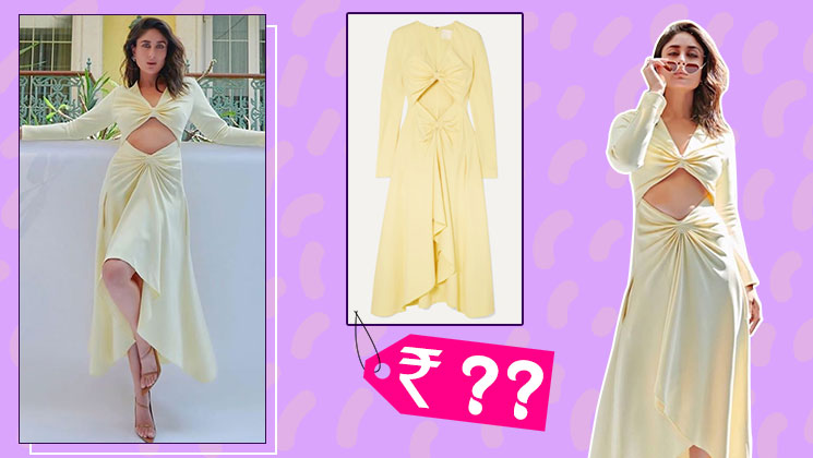 Kareena Kapoor lemon yellow dress price