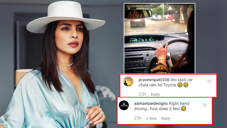 Priyanka Chopra drives car trolled