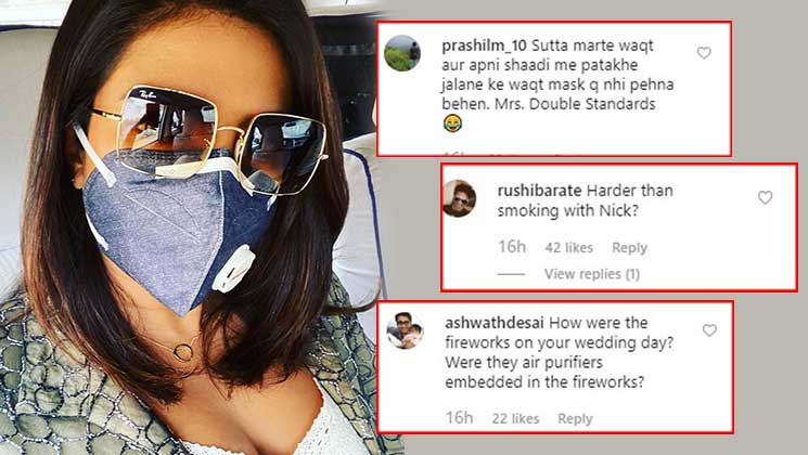 priyanka chopra delhi pollution mask trolled