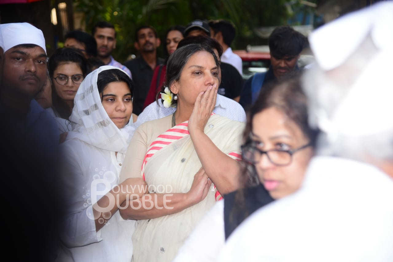 Shaukat Kaifi funeral Bollywood celebs