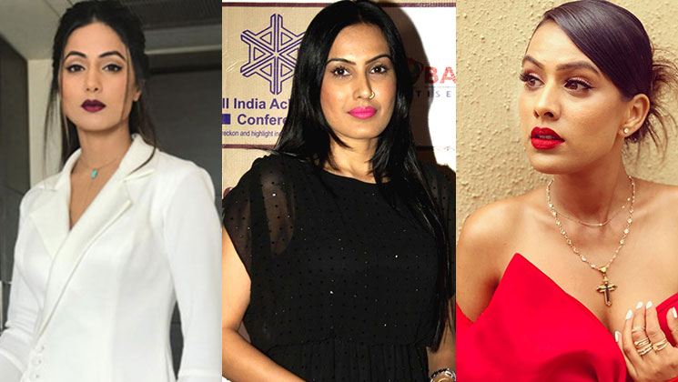 Hina Khan, Kamya Panjabi and Nia Sharma-Hyderabad Encounter Reaction