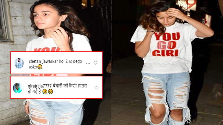 Alia Bhatt ripped jeans trolled