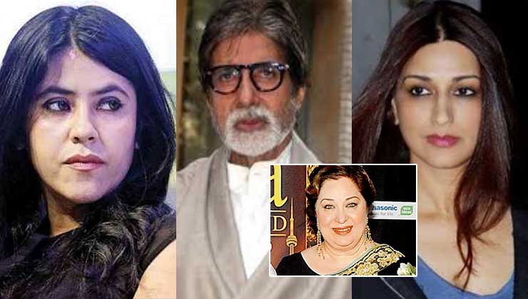 Ekta Kapoor, Amitabh Bachchan, Sonali Bendre-Ritu Nanda Demise