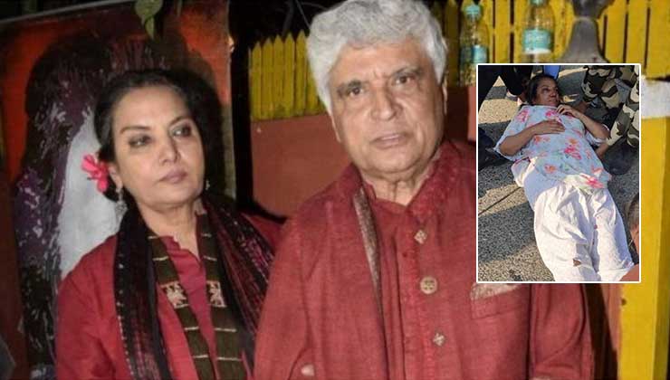 Javed Akhtar and Shabana Azmi Car Accident