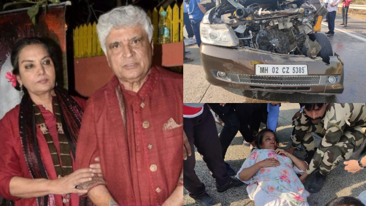 Shabana Azmi-Javed Akhtar Car Accident