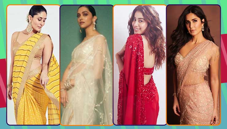 Bollywood actresses in sarees