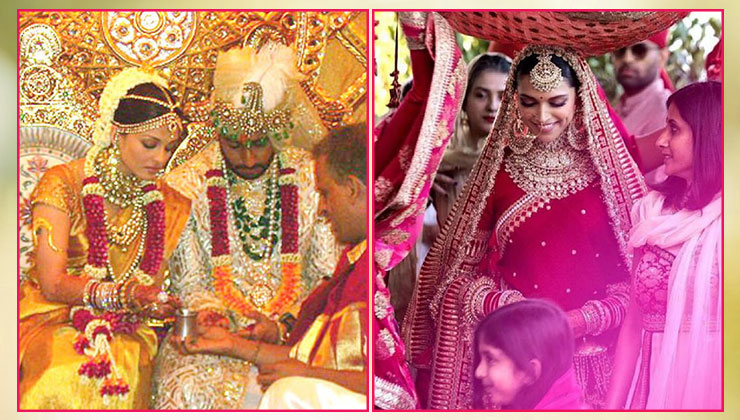 Bollywood Brides Aishwarya Rai and Deepika Padukone