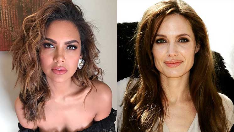 Esha Gupta comparison Angelina Jolie