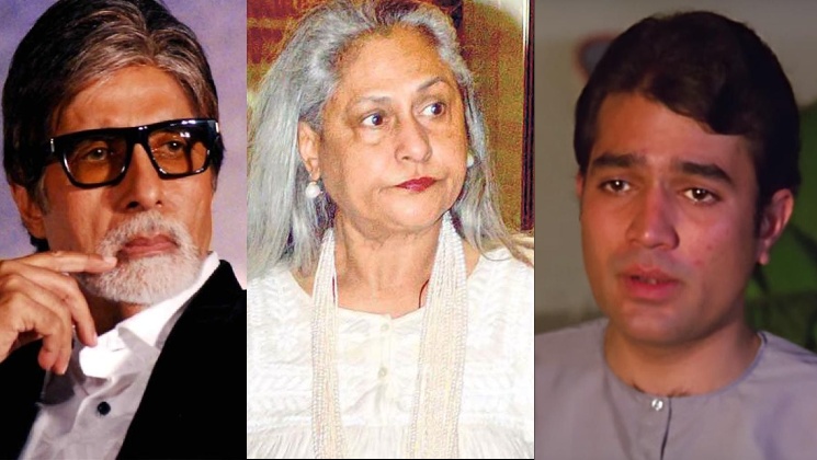 Jaya Bachchan, Amitabh Bachchan, Rajesh Khanna