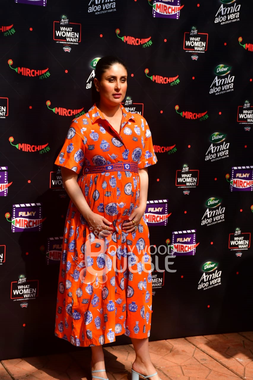 Kareena Kapoor orange dress OOTD