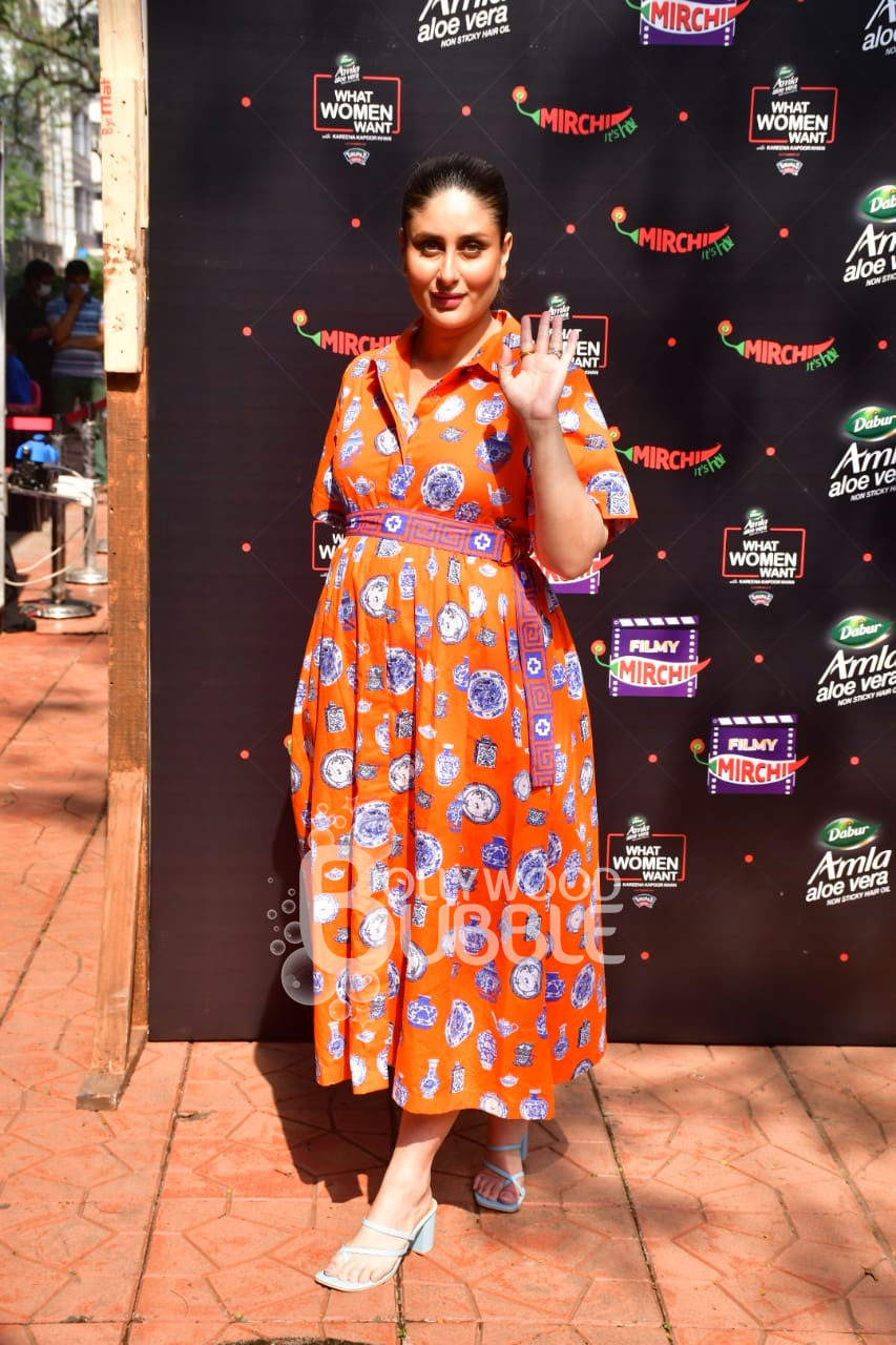 Kareena Kapoor orange dress OOTD