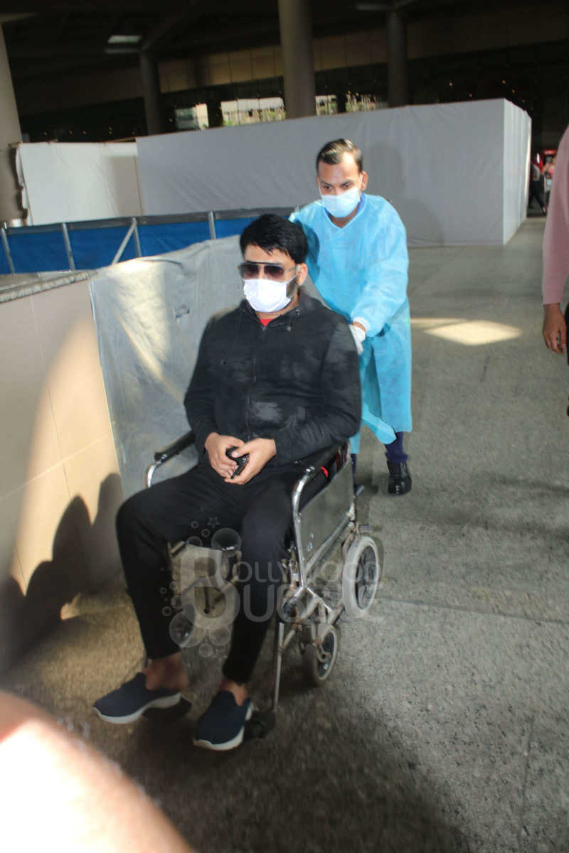Kapil Sharma injured airport