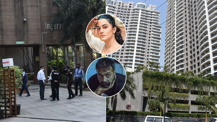 IT department raids Taapsee Pannu and Anurag Kashyap's residence; view pics