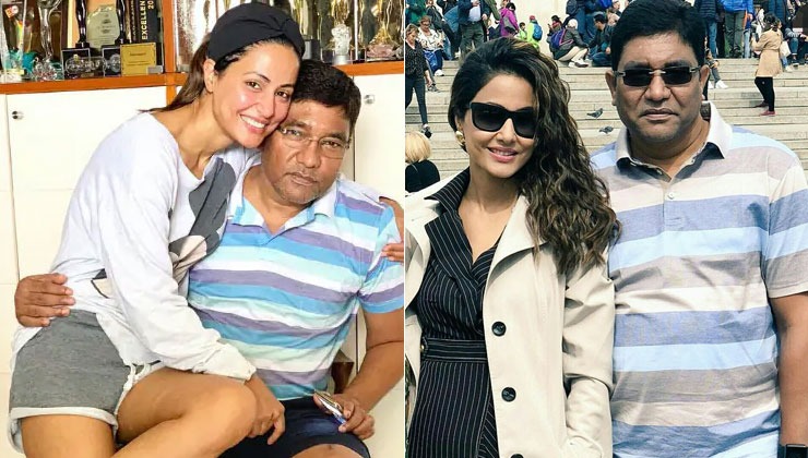 Hina Khan responds to a fan about her dad, says 'we love to be called as #HisFamily'