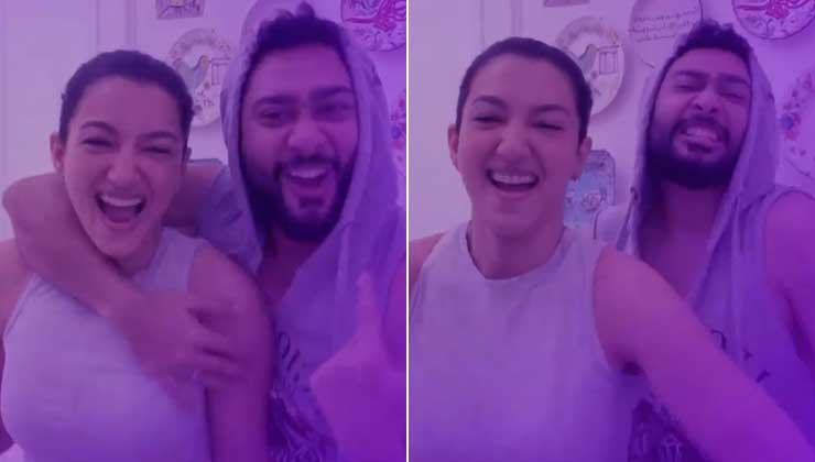 Gauahar Khan and Zaid Darbar share a hilarious video of their 'lockdown 2020 to 2021' journey
