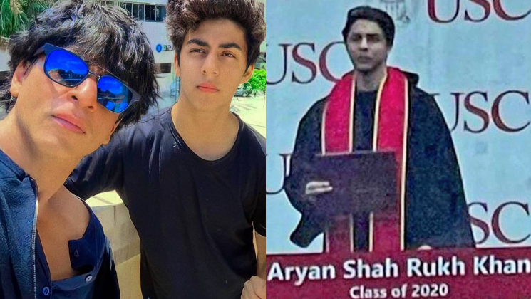 shah rukh khan aryan Khan graduation