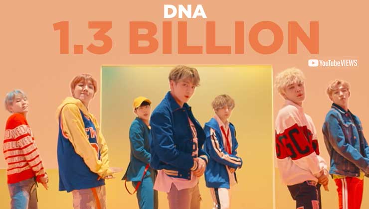 BTS achieves yet another feat as DNA surpasses 1.3 billion views making a record in itself