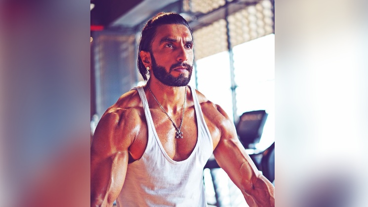 ranveer singh, ranveer singh post workout pic, ranveer singh pic,