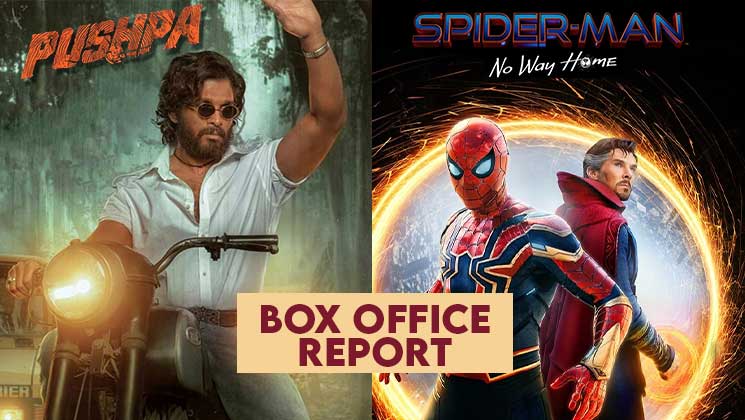 allu arjun film pushpa, spider man no way home box office, pushpa box office report,