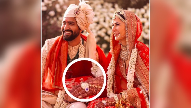Vicky Kaushal Katrina Kaif Wedding Take a look at Brides sapphire diamond wedding ring 2