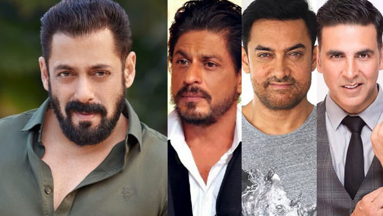 Salman Khan, SRK, Aamir Khan, Akshay Kumar