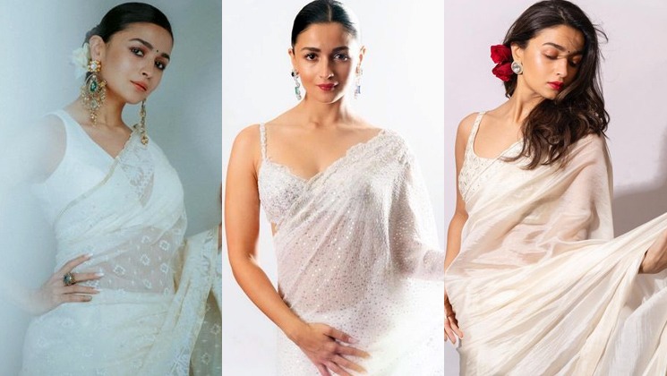 Alia Bhatt makes us fall in love with her pristine white saree as