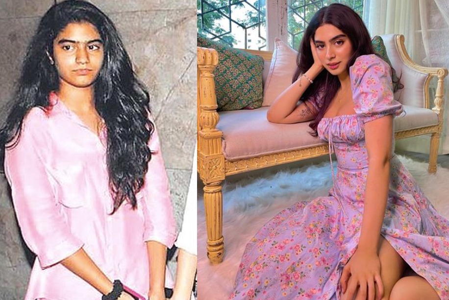 Khushi Kapoor, Bollywood star kids then and now pics