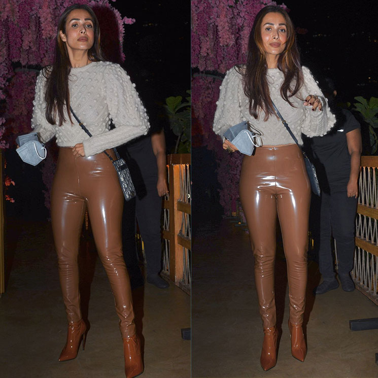 Malaika Arora, latex dress, latex fashion