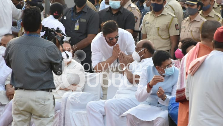 Shah Rukh Khan, Lata Mangeshkar funeral
